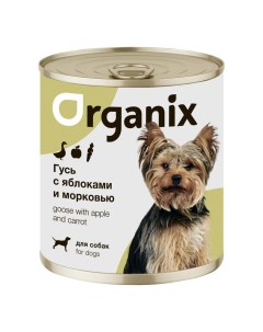 Влажный корм Фрикасе из гуся с яблоками и морковкой для собак 100 г Organix