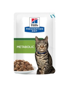 Влажный корм Prescription Diet Feline Metabolic с рыбой для кошек 85 г х 12 шт Hill`s