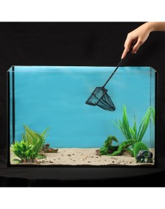 Сачок аквариумный 10 см черный Nobrand
