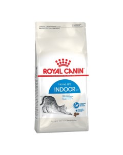 Сухой корм Indoor 27 повседневный для домашних кошек c нормальным весом 560 г Royal canin