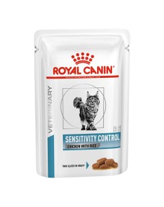 Влажный корм Sensitivity Control для кошек с пищевой аллергией 24 шт х 85 г Royal canin