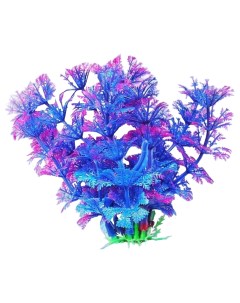 Искусственное растение для акваруима Уют Амбулия сине фиолетовая 11см Nobrand