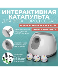 Интерактивная игрушка для собак 3 мяча в комплекте Abc pack & supply