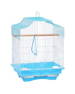 Клетка для птиц 30 х 23 х 39 см голубая Пижон
