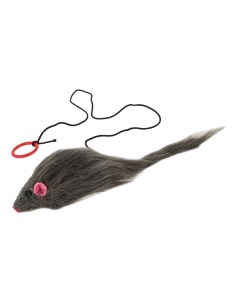 Игрушка для кошек Мышь на шнурке 10 см Каскад