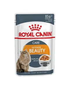 Влажный корм Care Intense Beauty кусочки в желе для кошек 85 г Royal canin