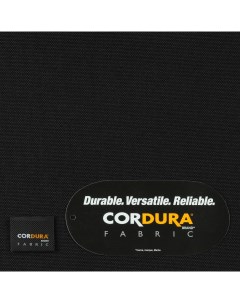 Ткань тактическая матовая водоотталкивающая пропитка 9684 2x1 м черный Invista cordura