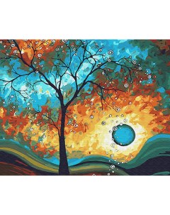 Картина по номерам GX26146 Необычный закат Цветной