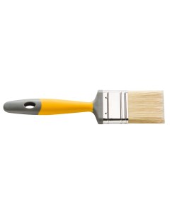 Кисть плоская серия 90 щетина из полиэстера ручка 2K размер 35мм желтый 0200 Hardy