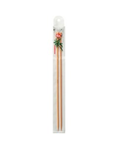 Спицы для вязания Bamboo прямые 3 25мм 33см пластик 221125 Prym