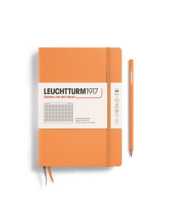 Блокнот Leuchtturm1917 Classic Medium 369782 125л в клетку A5 твердая обложка абрикос