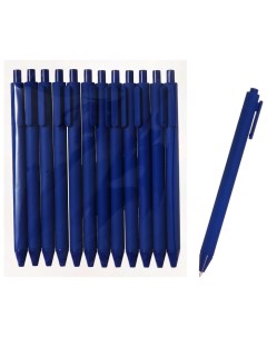Ручка под Лого 10200072 шариковая 0 5 мм корпус матовый синий 12 шт Calligrata