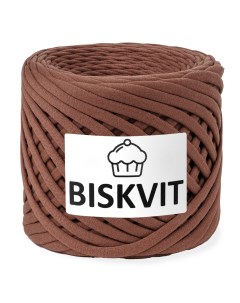 Трикотажная пряжа для вязания Брауни 100 хлопок 7 9мм 100м Biskvit