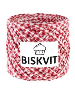 Трикотажная пряжа для вязания Щелкунчик 100 хлопок 7 9мм 100м Biskvit