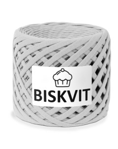 Трикотажная пряжа для вязания Жемчужный 100 хлопок 7 9мм 100м Biskvit