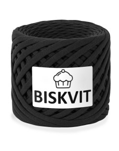 Трикотажная пряжа для вязания Блэк 100 хлопок 7 9мм 100м Biskvit