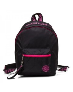 Рюкзак Fashion полиэстер 1 отд 1 карман Черный с розовым 33х25х16 см Hatber