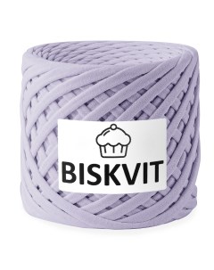 Трикотажная пряжа для вязания Лавандовое мороженое 100 хлопок 7 9мм 100м Biskvit