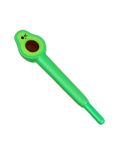 Ручка мялка шариковая дизайн в форме авокадо мягкий корпус 16 5см полиуретан пластик Nobrand