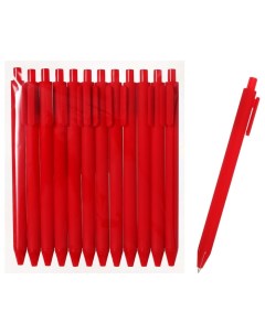 Ручка под Лого 10200073 шариковая 0 5мм корпус матовый красный 12 шт Calligrata