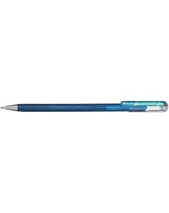 Ручка гелевая Hibrid Dual Metallic K110 DCX зеленая синяя 1 мм 1 шт Pentel