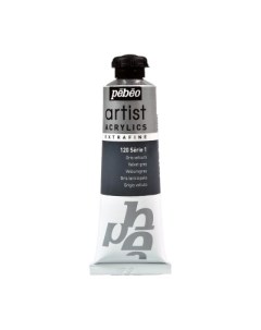 Акриловая краска Artist Acrylics extra fine 1 серый 37 мл Pebeo