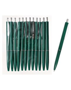 Ручка под Лого 10200079 шариковая автомат 1 0мм корпус зеленый 12 шт Calligrata