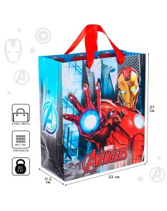 Пакет ламинированный 23 х 27 х 11 5 см мстители Marvel