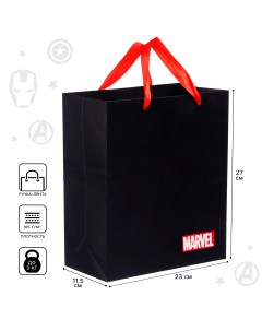 Пакет подарочный 23х27х11 см мстители Marvel