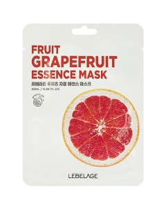 Тканевая маска для лица с экстрактом грейпфрута 25 0 Lebelage