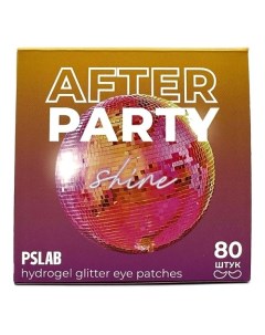 Глиттер патчи с комплексом витаминов против темных кругов Hydrogel Glitter Eye Patches After Party Ps.lab