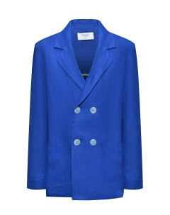 Пиджак с фигурными лацканами синий Paade mode