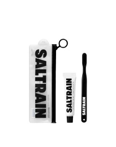 Дорожный набор чёрный Travel Kit Black Зубная паста Strong Mint 30g зубная щётка SALTR Saltrain
