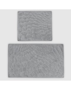 Набор ковриков для ванны Аrya 60х100 60х50 см серый Vonella