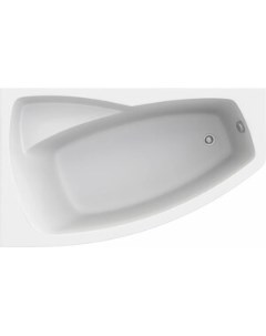 Акриловая ванна Камея Pro 160х95 левая с каркасом фронтальная панель В А0119 Э 00120 Bas