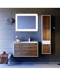 Мебель для ванной Malaga R 90x45 крафт темный Aqwella