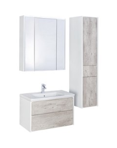 Мебель для ванной Ronda 80 бетон белый Roca