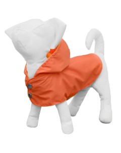 Дождевик плащ для собак персиковый L Yami-yami одежда