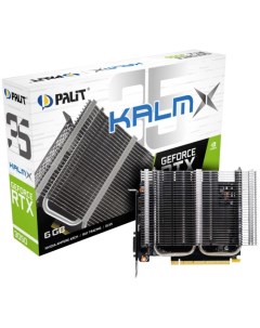 Видеокарта PCI E GeForce RTX 3050 KalmX NE63050018JE 1070H 6GB GDDR6 96bit 8nm 1042 14000MHz DVI HDM Palit