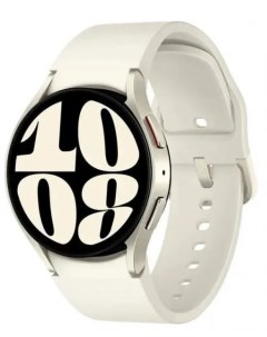 Часы Galaxy Watch 6 SM R930NZEACIS KZ 1 3 AMOLED корпус золото белое ремень белый Samsung
