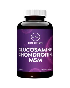 Глюкозамин Ходроитин МСМ MRM Nutrition капсулы 1130мг 90шт Mrm nutrition inc.