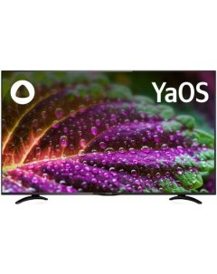 55 Телевизор ULX 55UTCS3234 4K Ultra HD черный СМАРТ ТВ YaOS Yuno