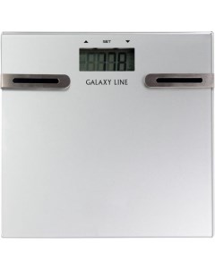 Напольные весы GL 4855 до 150кг цвет белый Galaxy line