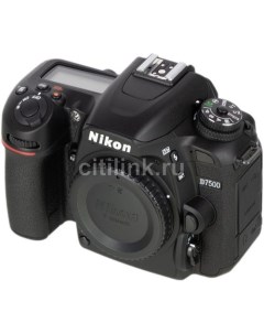 Зеркальный фотоаппарат D7500 body черный Nikon