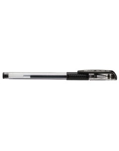 Ручка гелев E6600black корп прозрачный d 0 5мм чернила черн резин манжета резин манжета 12 шт кор Deli