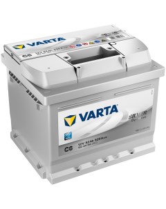Автомобильный аккумулятор Silver Dynamic C6 52 Ач обратная полярность LB1 Varta