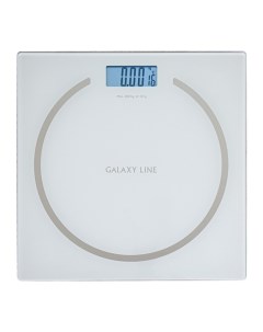 Весы напольные GL4815 стекло до 180 кг белый Galaxy line