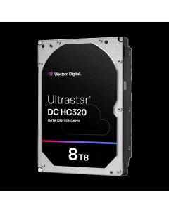 Жесткий диск HDD 8Tb Ultrastar DC HC320 3 5 7 2K 256Mb 512e SAS 12Gb s HUS728T8TAL5204 0B36400 Western digital