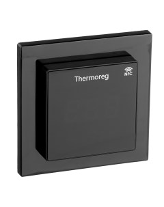 Терморегулятор электронный сенсорный для теплого пола TI 700 NFC черный с поддержкой NFC Thermoreg