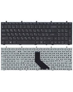 Клавиатура для ноутбука DNS 0170720 Clevo W350 w370 w650 w655 w670 w370 черная плоский EN Vbparts